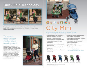 Baby Jogger catalog inside spread