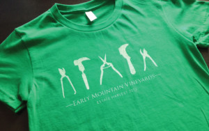 Early Mountain Vineyards T-Shirt Design