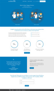 Scribekick website design
