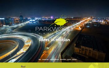 Website Design & Development  for Parkwood Creative