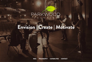 Parkwood Creative website design