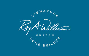 Ray A Williams Custom Home Builder Logo Design