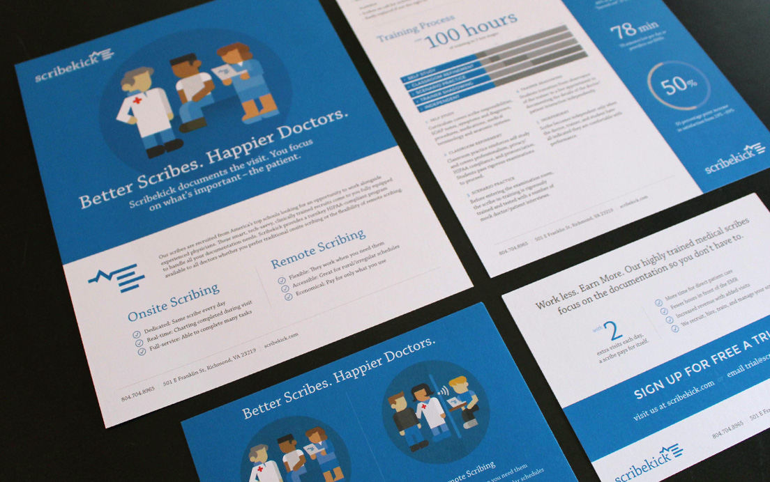 Collateral Design for Scribekick