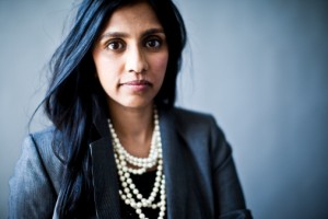 studio portrait of business woman