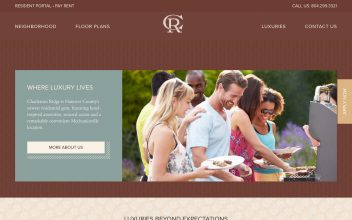 Website Design & Development  for Charleston Ridge Apartments