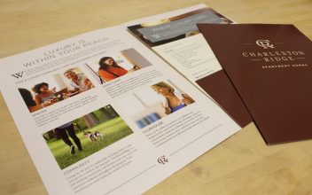 Pocket Brochure Design  for Charleston Ridge Apartments