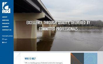 Website Design & Development  for NXL Construction Services