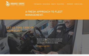 Website Design & Development  for Orange Grove Fleet Solutions 