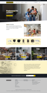 Durastar homepage website design 2025