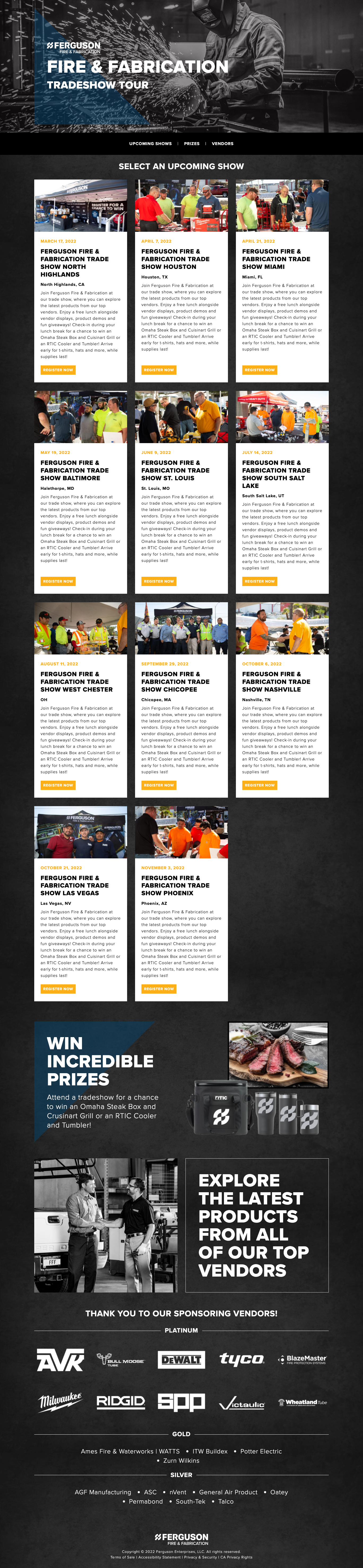 Website Design & Development for Ferguson Fire & Fabrication