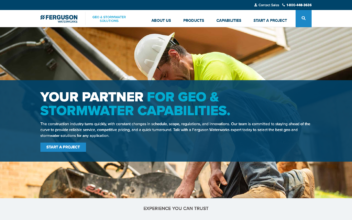 Website Design & Development  for Ferguson Waterworks Geo & Stormwater Solutions