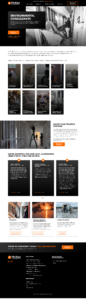 mckee-env homepage website design