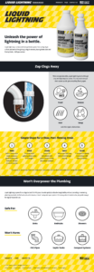 the liquid lightning website design and development